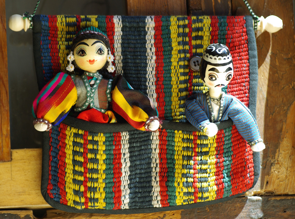 Puppen in Bukhara, Seidenstraße
