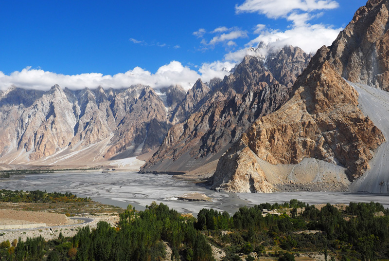 Nordpakistan: Berge bei Passu